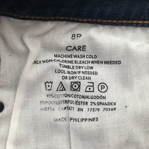 Ann Taylor | Petite Raw Hem Denim Pencil Skirt - Picture 9 of 11